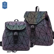 Issey ★ Miyake new Geometric diamond bag new shoulder bag women's summer luminous laser bag versatile bag trend backpack personalized women's bag