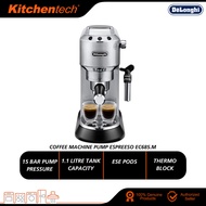 Delonghi EC685.M Dedica Manual Pump Driven Espresso Coffee Machine Maker Matte Silver - EC685M