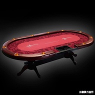 Ready Stock Poker Club Tiger Foot Table Solid Wood Texas Poker Table Table Melamine