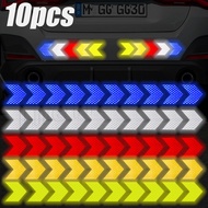 [ Featured ] Night Safety Warning Strips - Car Reflective Sticker - Arrow Sign Tape - High Reflective Tape - PET Waterproof - Auto Styling Sticker - For Car Bumper Trunk