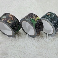 3D Adhesive Tape Roll 10m Width 5cm in leaf and mobile color.