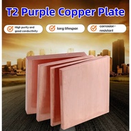 T2 Purple Copper Plate Red Copper Plate Purple Copper Sheet Purple Copper Plate Pure Copper Block Pu