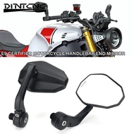 for YAMAHA XSR900 2022-2024 Handle Bar End Rear View Side Mirror Aluminum E9 Eertification XSR 900 2
