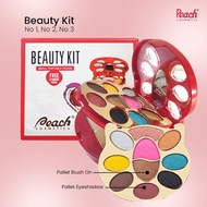 PEACH COSMETICS Beauty Kit Small Portable Design - Kosmetik Palletes Make Up Set Eyeshadow