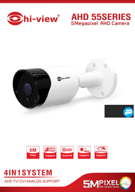 กล้องวงจรปิด Analog  HA-554B502 HI-VIEW AUDIO VIDEO BNC RCA กล้องวงจรปิด CCTV Full HD 1080p camera ก