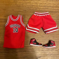 第三方 1/6 1比6 Slam Dunk 男兒當入樽 灌籃高手 櫻木花道 紅色 球衣 Nike Air Jordan 1 jordan1 AJ AJ1 佐敦 套裝 櫻木 花道 1:6 NOVA St