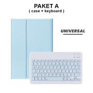 ADVAN TAB SKETSA 2 10.1 INCH FLIP COVER CASE KEYBOARD WIRELESS BLUETOOTH SMART CASING MAGNETIC