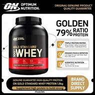 ON Gold Standard Whey Protein Powder 100% Whey Double Chocolate Flavor High Protein Supplement For M