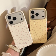 Coquette Pastel Mini Flower Phone Case For iPhone 15 16 17 Pro Max Sweet Girly Anti-Scratch Protecti