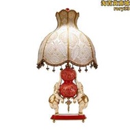歐式大象託葫蘆檯燈高端別墅客廳臥室床頭燈裝飾工藝品擺飾