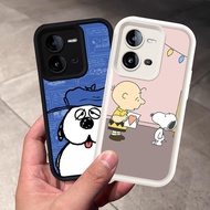 Case for VIVO Y28 Y17S V25E Y28s V25 Silicone Case H-50 Snoopy