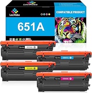 LeciRoba 651A Toner Cartridge Replacement for HP 651A CE340A CE341A CE342A CE343A Toner Cartridge fo