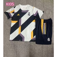 Kids Football Jersey 23/24 Real Madrid Training Jersey Kids Football Shirt Sports Jersey