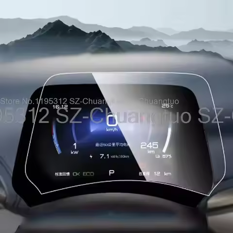 Tempered Glass Screen Protector Film for BYD Atto 3 Yuan Plus 2022 2023 Car Dashboard Accessories
