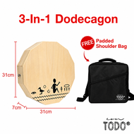 Todo Nile 3-In-1 Travel Cajon Compact Portable Cajon + BAG Accessories Quality Percussion Instrument