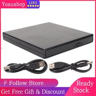 Yoaushop CD Player  DOS Booting External DVD Power Saving Plug And Play for Laptop Mobile PC