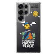 [S25ultraS24ultraS23ultra] HI-SHIELD Stylish เคสใสกันกระแทก Samsung รุ่น Happy Smile4