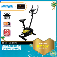 Fitness Concept: DQUE Upright Exercise Bike with 8 level Resistance, 5kg Flywheel [Online Exclusive]