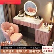 2025New Modern Minimalist Integrated Cream Bedroom Master Storage Cabinet Makeup Table Dressing Tabl