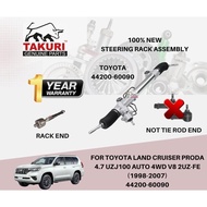 100% NEW STEERING RACK ASSY ASSEMBLY 44200-60090 FOR TOYOTA LAND CRUISER PRODA 4.7 UZJ100 AUTO 4WD V