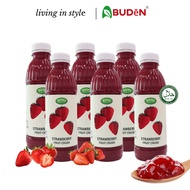 Osterberg Strawberry Fruit Crush Strawberry Matcha Puree Smoothie Berry Syrup 1000ml Halal Soda Wate