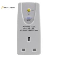 Uk Plug 13A Gfci Leakage Protection Plug Rcd Socket Home Circuit Breaker Cutout  Switch- Uk Plug