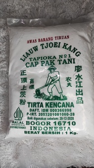 Tepung Tapioka Cap Tani Liauw Tjoei Kang 1000g /1kg