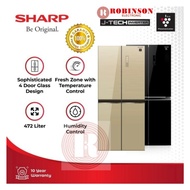 SHARP KULKAS MULTI DOOR 4 PINTU SJ-IF51PG-BK (MEDAN)