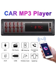 汽車收音機,1丁型汽車mp3播放器,fm音頻立體聲,usb,tf,aux輸入端口,機上充電功能