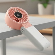F5PRO Mini 8000mAh Handheld AC Fan – 30-Hour Portable Turbo Foldable Cooling Fan
