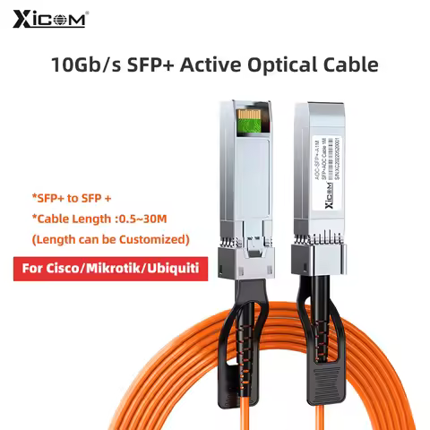 10G SFP+ to SFP+AOC OM2 3M/5M/7M LSZH 10GBASE Active Optical SFP Cable(AOC) for Cisco,MikroTik,Ubiqu