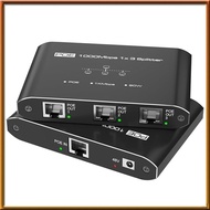 [chasoedivine.] Gigabit for IP Camera PoE Switch 1 in 3 Out 30W Per Port Network Hub RJ45 for VoIP P