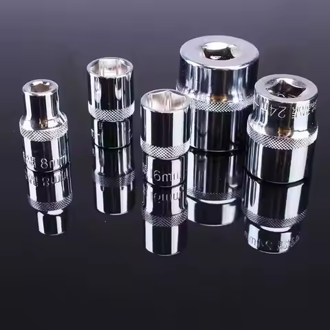 25mm 26mm 28mm Specific Hex Socket 1/2" Drive Metric 6 Point Ratchet Wrench Socket Head Short Hex So