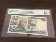 Uang Kertas Kuno 1995/1998 PMG 67 50000 rupiah
