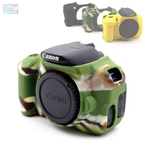 Rubber Silicon Case Body Cover Protector Soft Frame Skin for Canon EOS 650D 700D Kiss X6i X7i Rebel 