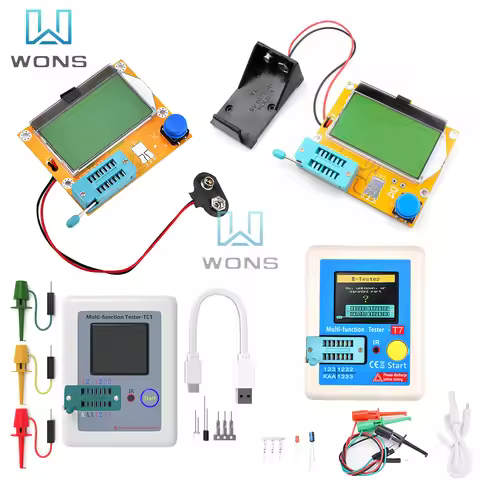 High Quality Brand New LCR-T4 LCR-TC1 LCR-T7 ESR Meter Transistor Tester Diode Triode Capacitance SC