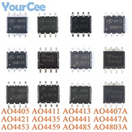 20pcs/5pcs AO4407A SOIC-8 4407A P-channel -30V/-12A SMD MOSFET Field Effect Transistor Chip AO4405AO