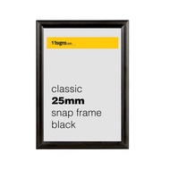 Snap Frame / Poster Frame / Photo Frame / [Black/Silver 25mm A4, A3, A2, A1]