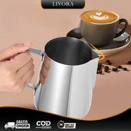 Milk Jug Pitcher Latte Art Barista Coffee Milk Pitcher Glass/ Milk Foam Maker/ | PB-79