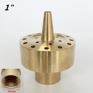 1/2" DN15 3/4" DN20 1" DN25 (M.STOCK) High Quality Brass Column Fireworks Fountain Head Nozzles