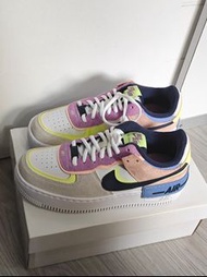 Nike Air Force 1 Shadow 女板鞋 橘紫黃