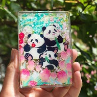 Chengdu Culture Cute Panda Glitter Refrigerator Sticker AR Magnet Tourist View Area Souvenir Magneti