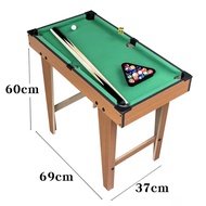 【Ready Stock】Mini Billiard Table for Kids Wooden with Tall Feet Pool Table Set Billiards Folding Billiard Table Mini Pool Game Table Indoor Portable Pool Table