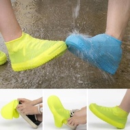 Waterproof Shoes Cover Environmental Protection Reusable Rain Boot Soft Silicone Elastic Rubber Shoe