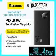 [SG] Baseus Adaman2 30W 10000mAh / 20000mAh VOOC Power Bank | Portable USB &amp; TYPE-C Fast Charging Powerbank