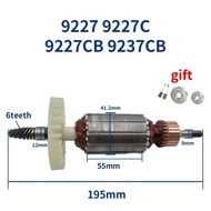 Ac220-240V 16 Rotor Accessories For Makita 9227 9227C 9227Cb 9237Cb Polishing Hine Armature