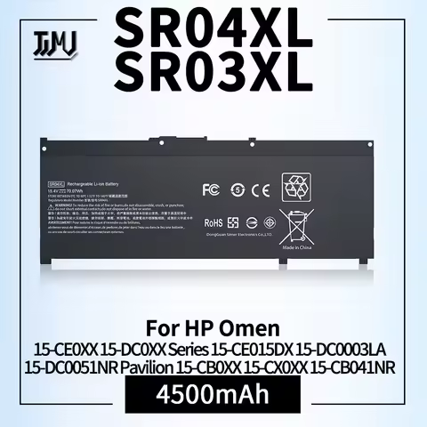 SR04XL Battery SR03XL Battery for HP Omen 15-CE0XX 15-DC0XX Series 15-CE015DX 15-DC0003LA 15-DC0051N