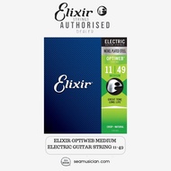 ELIXIR OPTIWEB MEDIUM ELECTRIC GUITAR STRING 11-49 (19102)