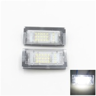 Canbus Error Free 18 LED White License Plate Light Lamp 98 99 2000 01 02 03 04 05 For BMW E46 4D 5D 