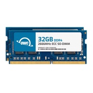 OWC 64GB (2X32GB) DDR4 2666 PC4-21300 260ピン 1.2V ECC Unbuff SODIMM Memory RAM QNAP TS-h973AX TVS-h47